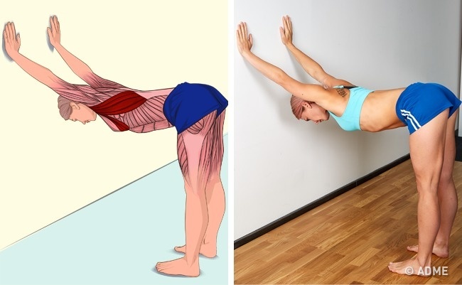 18 изображений, которые наглядно покажут, какие мышцы вы растягиваете.